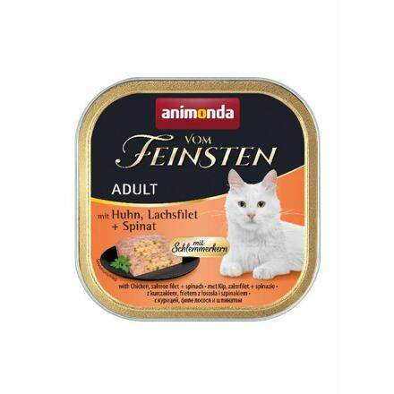 Animonda V.Feinsten CORE kuřecí, losos filet + špenát pro kočky 32x100 g