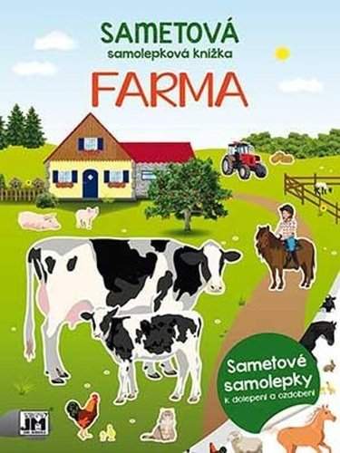 Sametová samolepková knížka - Farma