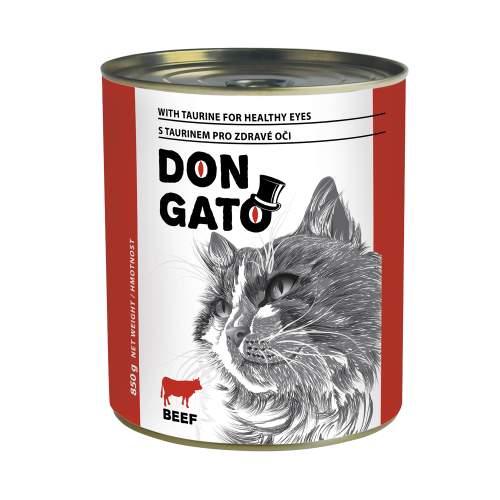 Dibaq DON GATO konzerva kočka hovězí 6x850 g