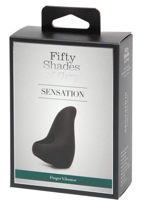Fifty Shades of Gray - Sensation Finger rechargeable finger vibrator (black)