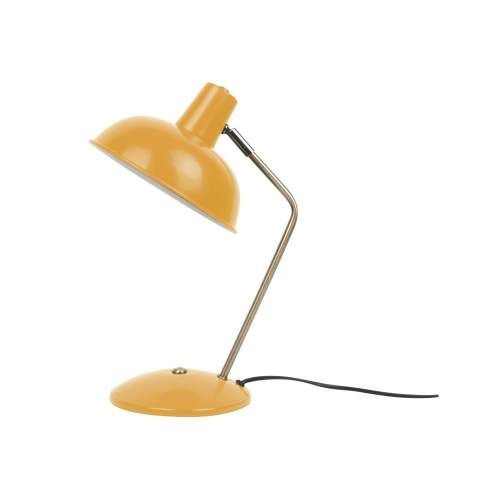LEITMOTIV Stolní žlutá lampa Hood Metal