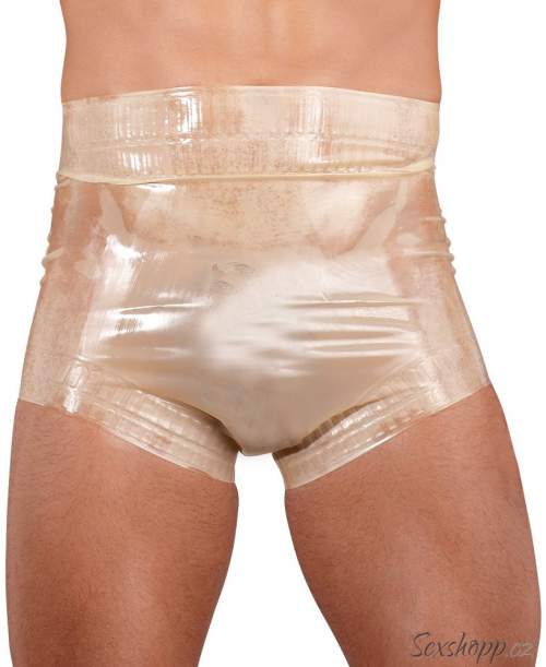 Latexové plenkové kalhotky, unisex (transparentní), L