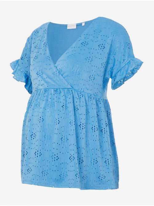 Mamalicious Těhotenská košile TESS MLDINNA Azure Blue