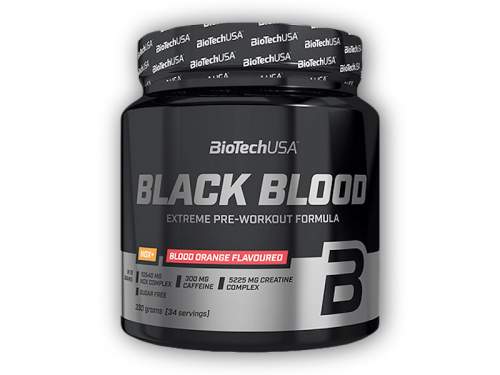BioTech USA Black Blood NOX+ 330g Varianta: červené ovoce