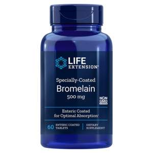 Life Extension Specially-Coated Bromelain 60 ks, tablety