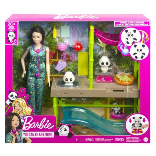Mattel Barbie Záchrana pandy Herní set HKT77