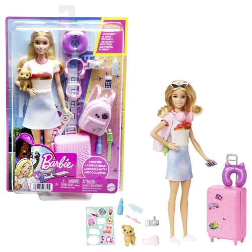 Mattel Barbie Panenka Malibu na cestách HJY18