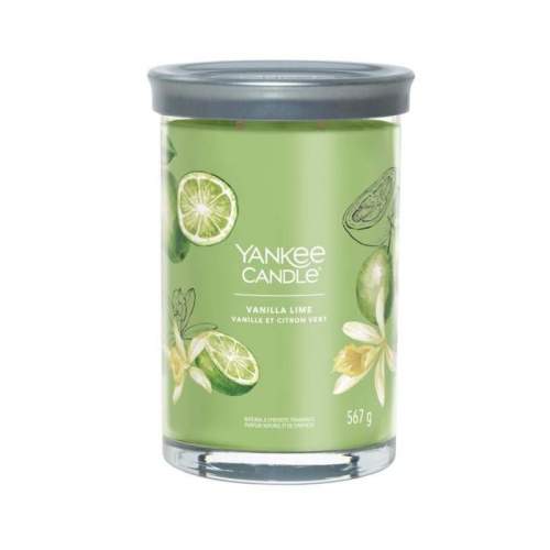 YANKEE CANDLE Vanilla Lime svíčka 567g / 5 knotů (Signature tumbler velký )