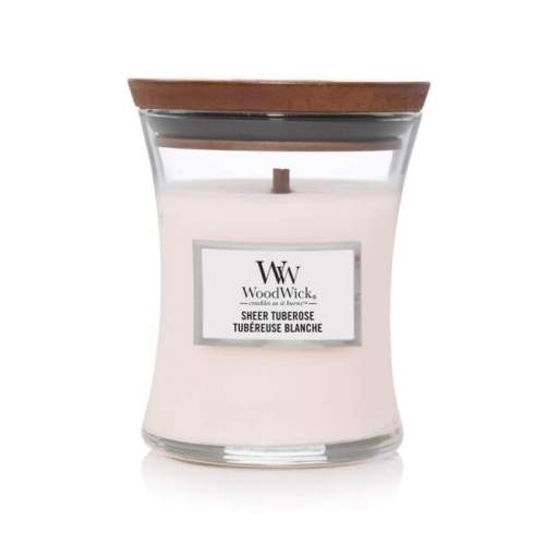 WoodWick Sheer Tuberose svíčka 275g