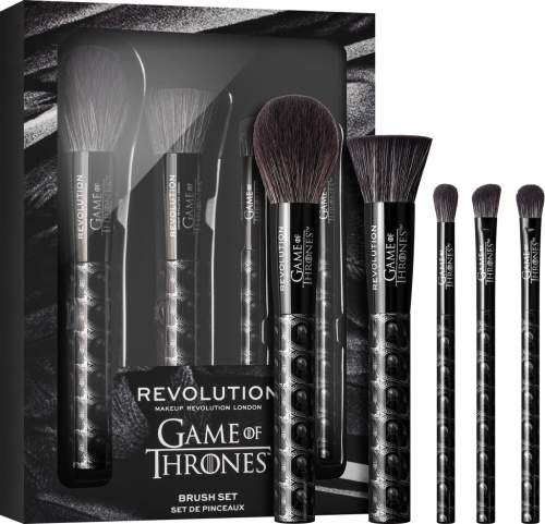 Revolution X Game of Thrones 3 Eyed Raven Brush Set sada štětců 5 ks