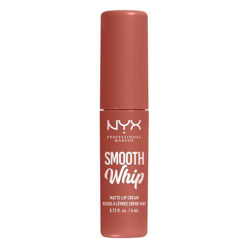 NYX Professional Makeup Smooth Whip Matte Lip Cream 4 ml rtěnka s našlehanou texturou pro dokonalé vyhlazení rtů pro ženy 02 Kitty Belly