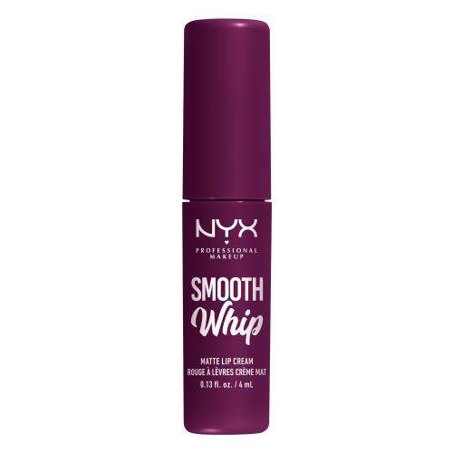 NYX Professional Makeup Smooth Whip Matte Lip Cream 4 ml rtěnka s našlehanou texturou pro dokonalé vyhlazení rtů pro ženy 11 Berry Bed Sheets