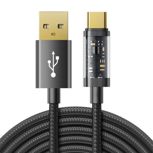 Joyroom 3A Kabel USB na USB Typ C 2m   Černá