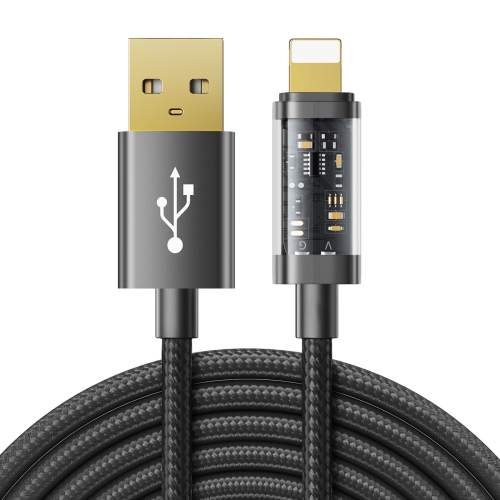 Joyroom USB kabel   Lightning pro nabíjení / přenos dat 2,4 A 20 W 2 M   Černá