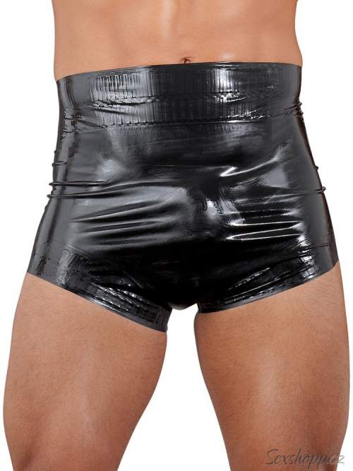 Latexové plenkové kalhotky, unisex (černé), XL