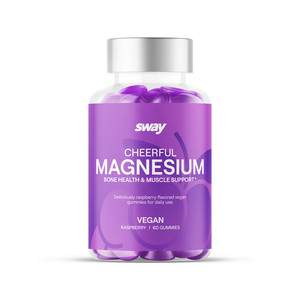 Sway Health CHEERFUL MAGNESIUM Malina, 60 ks, gumoví medvídci, 120 mg
