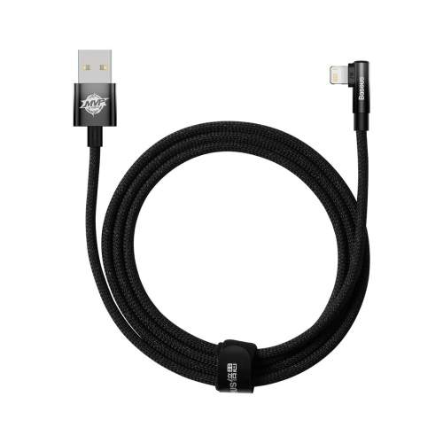 Baseus MVP Elbow kabel USB Lightning 2.4A 2m černý