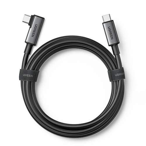 Ugreen US551 Elbow kabel USB-C 60W 5m černý