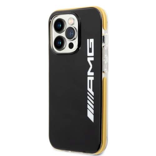 AMG PC/TPE Vertical Logo kryt iPhone 14 Pro černý