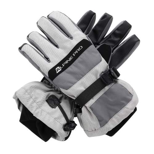 Alpine Pro MIRON Lyžařské rukavice  - šedá / M