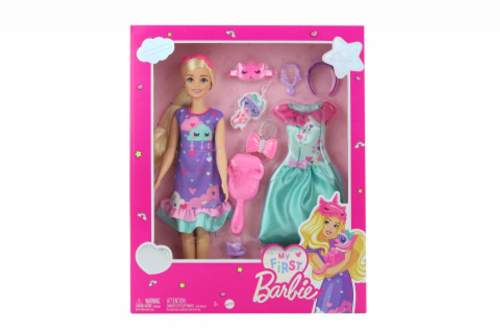 Mattel Barbie Moje První Barbie panenka Den a noc - Fialová HMM66