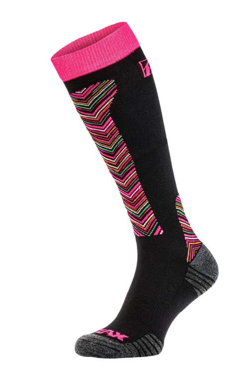 Lyžařské ponožky Relax CARVE - růžová / S