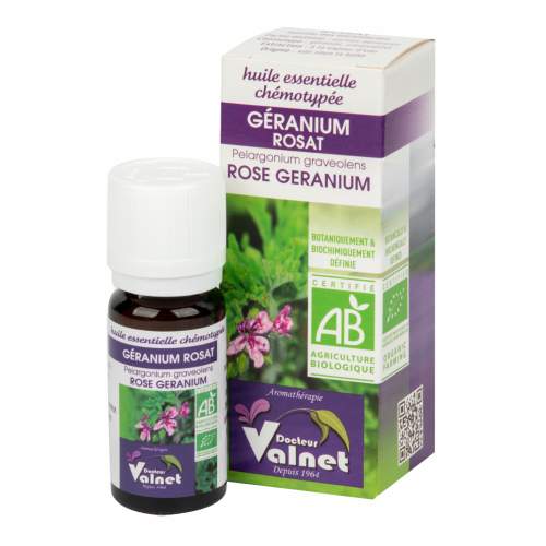 Éterický olej geranium růžové (muškát vonný) 10 ml BIO   DOCTEUR VALNET