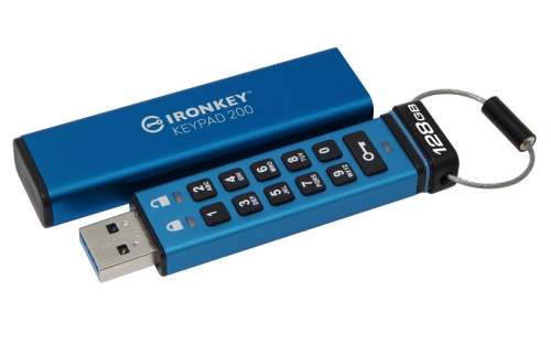 Kingston Keypad 200 IronKey 128GB USB flash disk