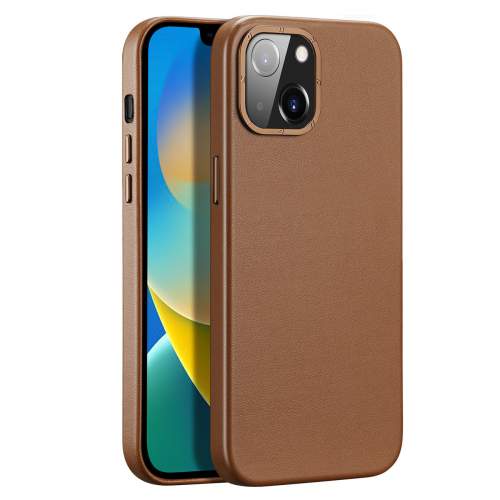 Dux Ducis Grit pouzdro z Eko kůže na iPhone 14 PLUS 6.7" Brown