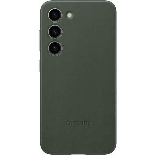 Samsung kožený zadní kryt pro Galaxy S23, zelená