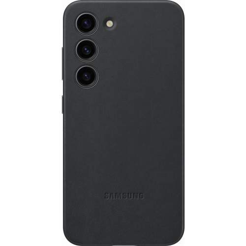 Samsung kožený zadní kryt pro Galaxy S23, černá EF