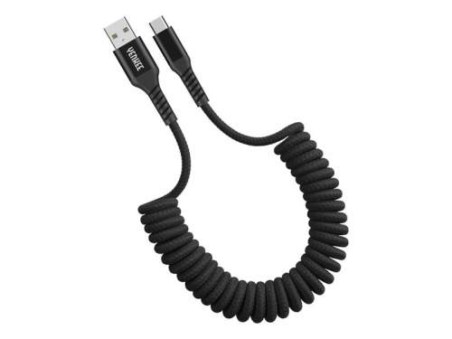 YCU 500 BK Kroucený kabel USB A/C Yenkee