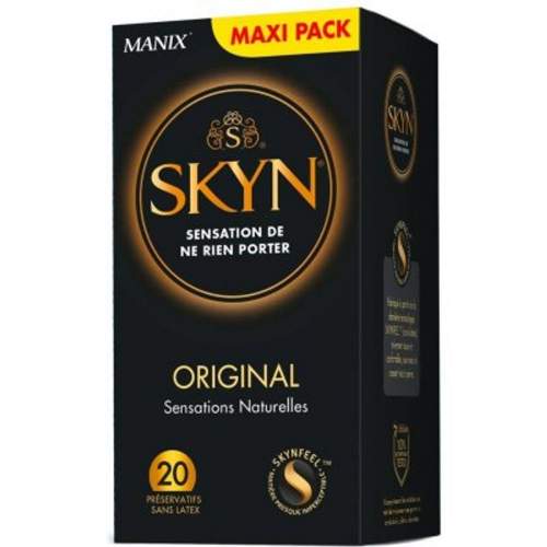 Kondomy Skyn, Original, Bezlatexové, 20 ks KondomySkyn20