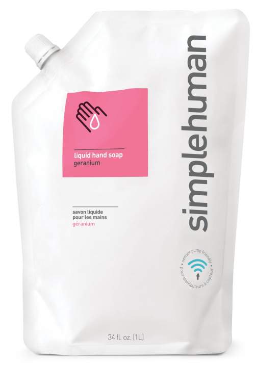 Simplehuman tekuté mýdlo s vůní pelargónie - 1L