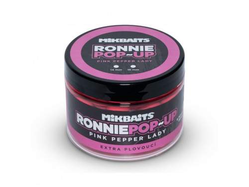 Mikbaits plovoucí boilie ronnie pink pepper lady 150 ml - 16 mm