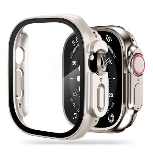 Tech-Protect Defense 360 pouzdro se sklem na Apple Watch Ultra 49mm, titanium