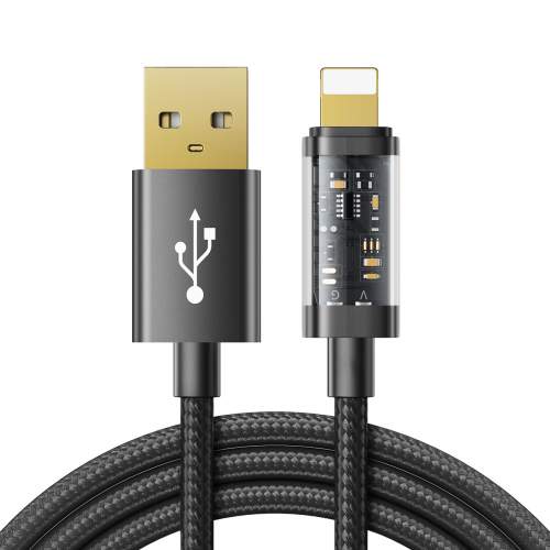 Joyroom kabel USB typu C - Lightning Fast Charging Power Delivery 20 W 1,2 m černý (S-UL012A12)