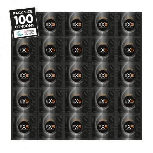 EXS Kondom černý latex 1ks