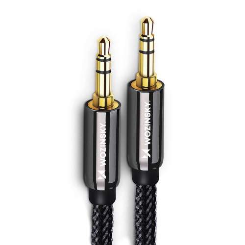 MG audio kabel 3.5mm mini jack M/M 1.5m, černý