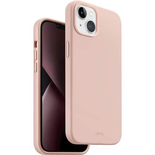 UNIQ Lino Apple iPhone 14 Plus tvářenka růžová