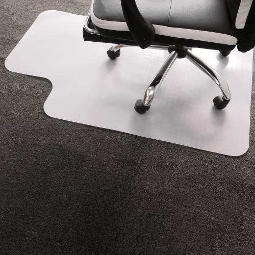 Tempo Kondela Ochranná podložka pod židli ELLIE NEW TYP 9 - 90x120 cm, 1,8 mm, mléčná