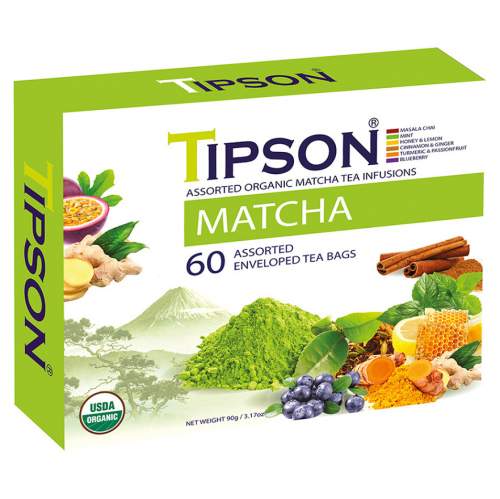 Tipson BIO Matcha Kazeta Variace 60 x 1.5 g