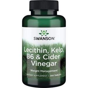 Swanson Lecithin, Kelp, B-6, & Cider Vinegar 240 ks