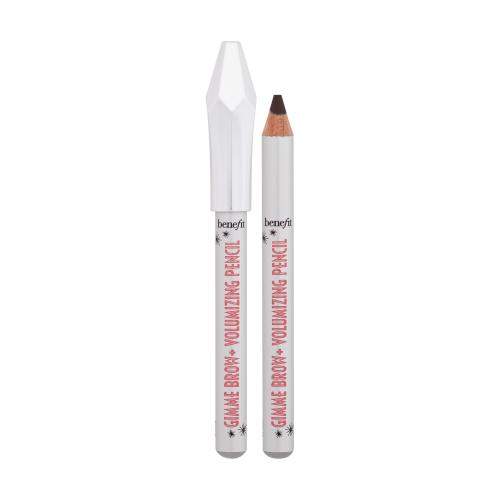 Benefit Gimme Brow+ Volumizing Pencil Mini tužka na obočí obsahující jemná vlákna a pudr 0,6 g odstín 4 Warm Deep Brown