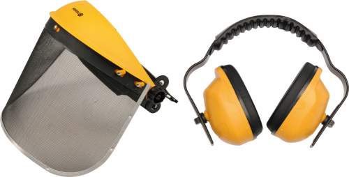 COMPASS Helma s odnímatelným štítem + chrániče sluchu