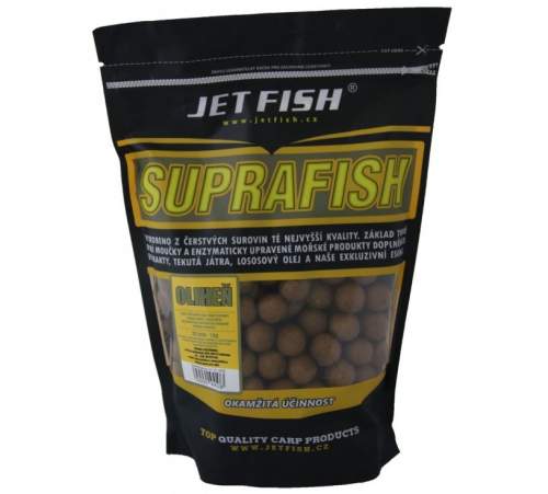 Jet Fish Boilie Supra Fish Oliheň 1kg Hmotnost: 1kg, Průměr: 24mm