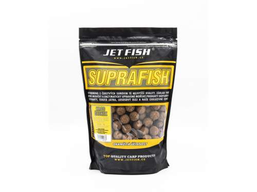 Jet fish boilie supra fish 1 kg 2+1 - krab česnek 20 mm