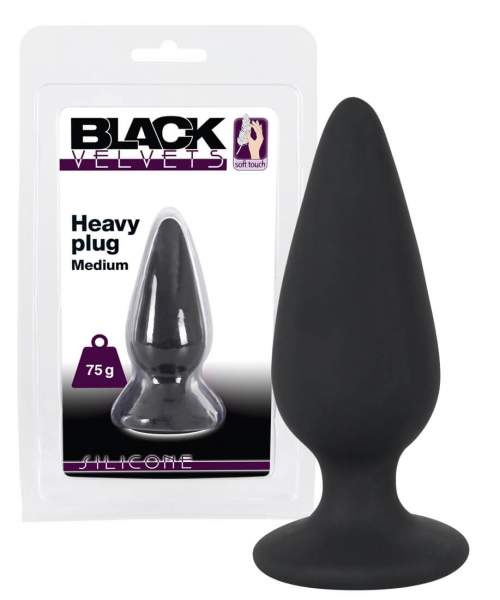 Black Velvets Těžký anální kolík M 75 g