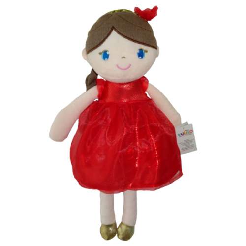Inez Hadrová panenka, Tulilo, 38 cm - červená
