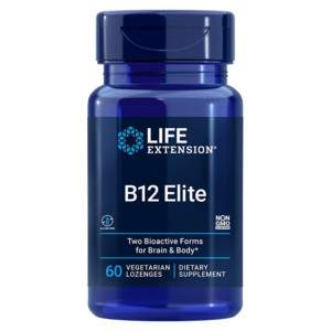 Life Extension B12 Elite 60 ks, pastilka, 1000 µg
